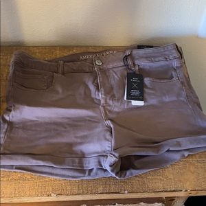 American Eagle purple midi length shorts | Size 18